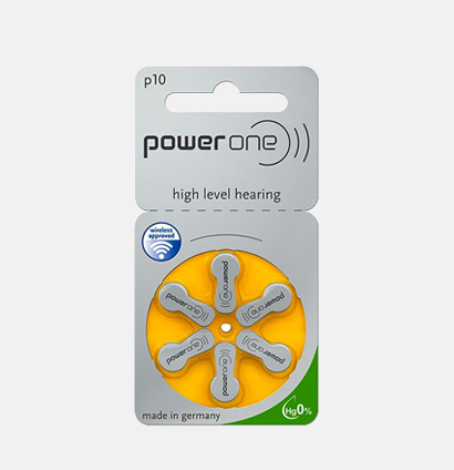 Pilas para audífonos medicados p10 Powerone producto Audiomax